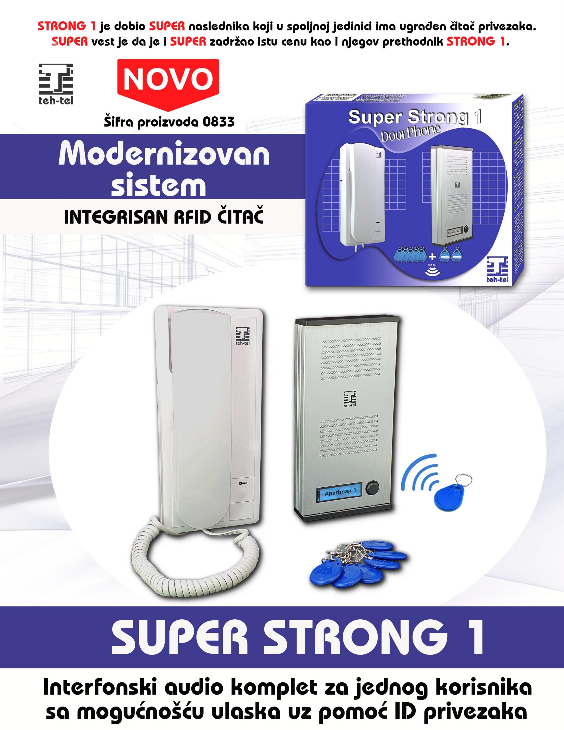 SUPER STRONG 1 komplet za jednog korisnika 1 SUPER STRONG 1 komplet za jednog korisnika